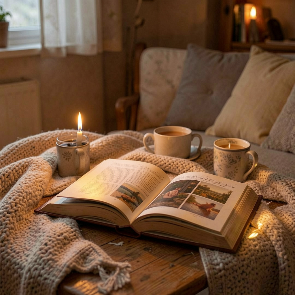 Rauhallinen ilta kotona